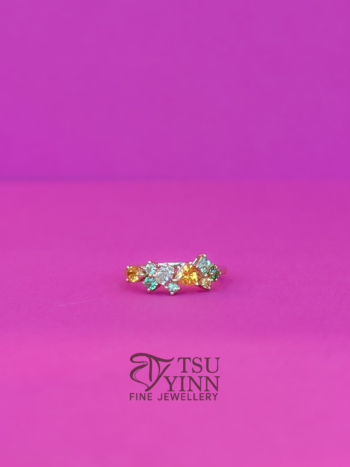 Messy Band Ring (Orange Mint)