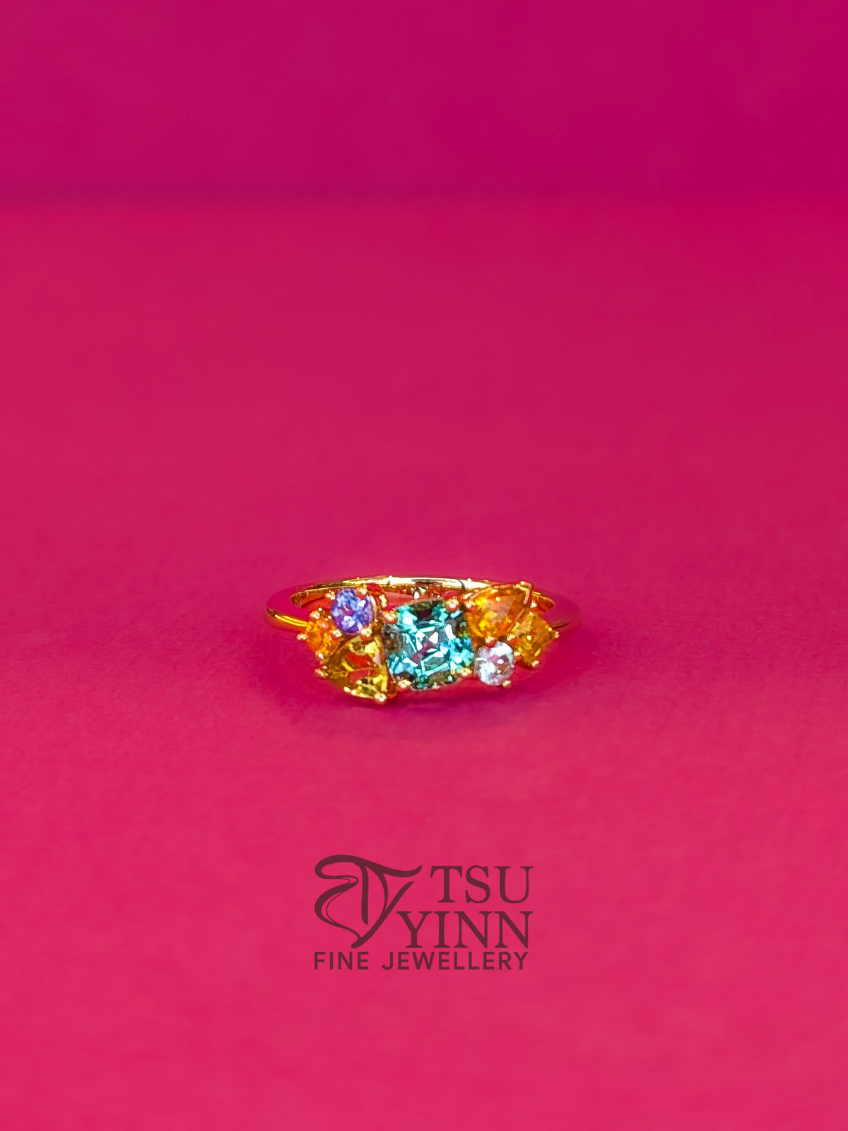 Messy Band Ring (Sunlit Lagoon)