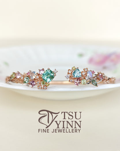 Messy Band Bangle (Flexible Cuff Type)