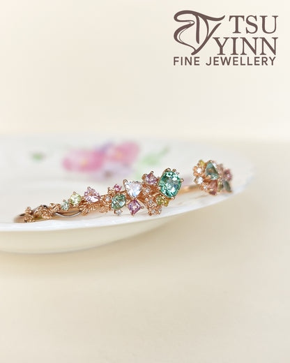 Messy Band Bangle (Flexible Cuff Type)