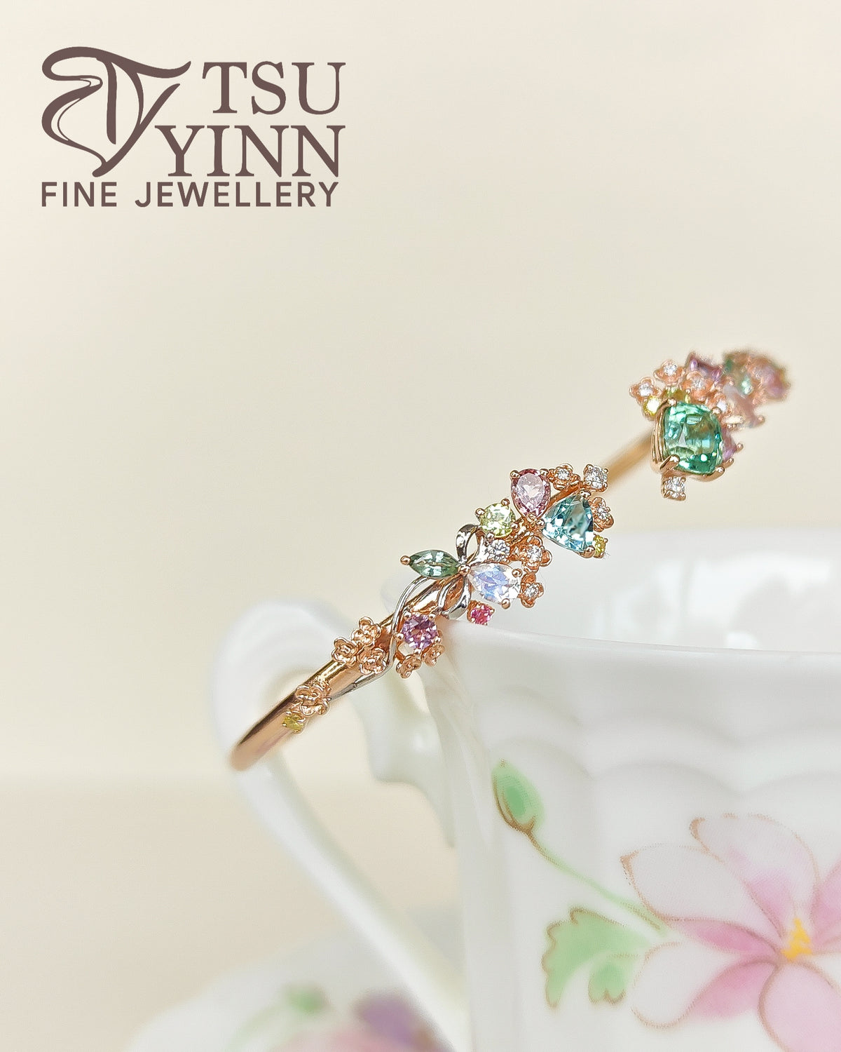 Messy Band Bangle (Flexible Cuff Type)