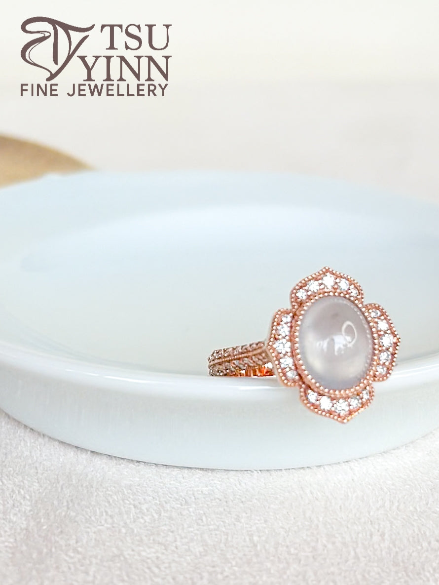 Icy Jadeite Sigrid Ring