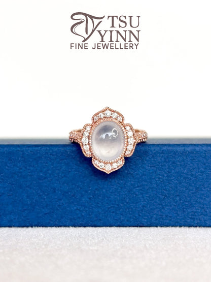 Icy Jadeite Sigrid Ring
